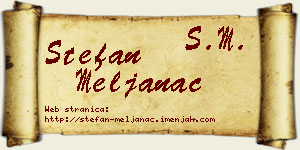 Stefan Meljanac vizit kartica